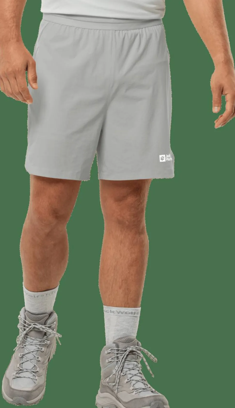Jack Wolfskin Men's Prelight 2in1 Shorts Cool Grey
