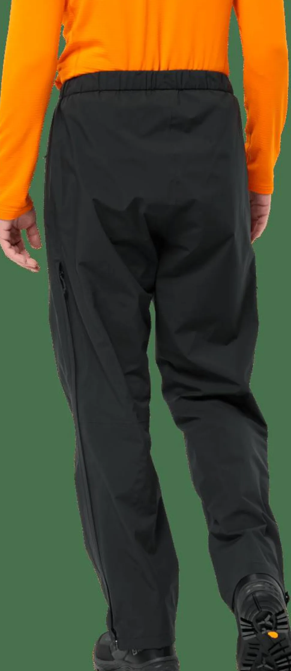 Jack Wolfskin Men's Rainy Days 2.5 Layer Pants Black