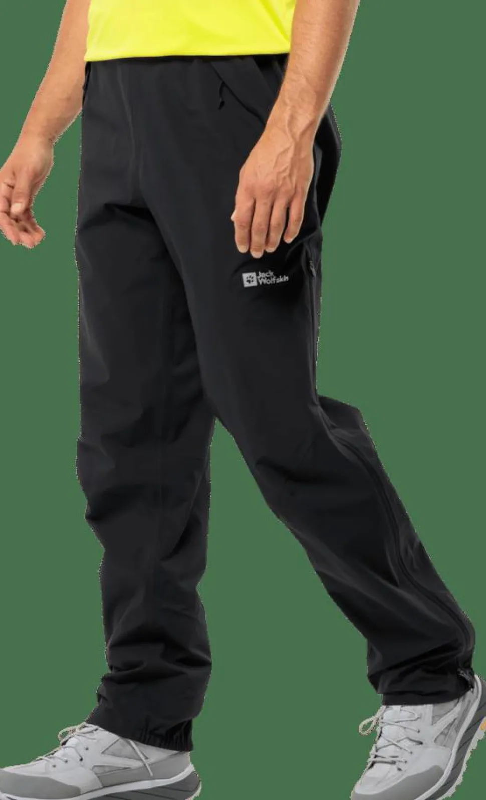 Jack Wolfskin Men's Rainy Days 3-Layer Pants Black