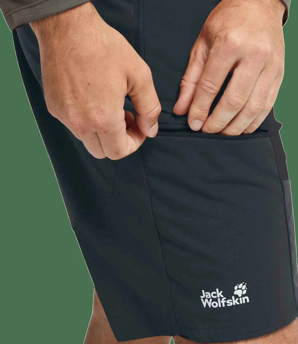 Jack Wolfskin Men's Ridge Hike Shorts Phantom