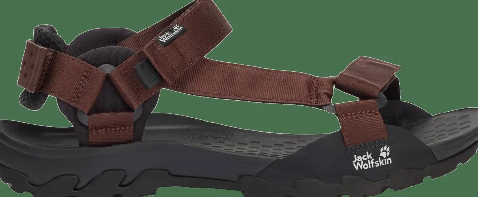 Jack Wolfskin Men's Ridge Sandal Dark Mahogany
