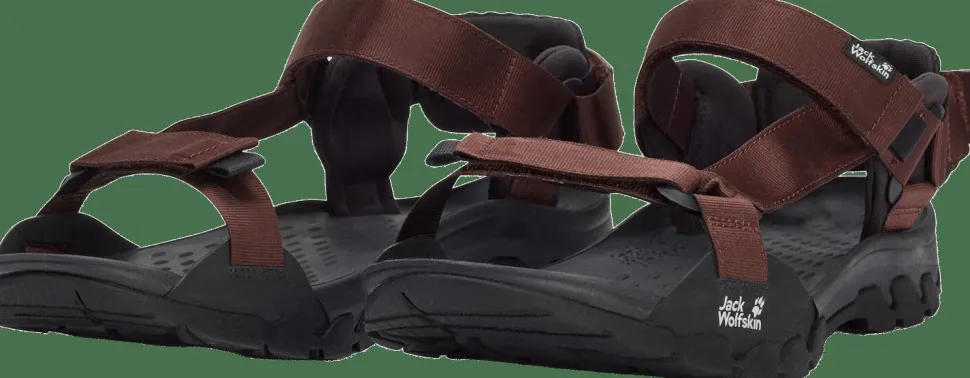 Jack Wolfskin Men's Ridge Sandal Dark Mahogany