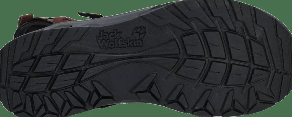Jack Wolfskin Men's Ridge Sandal Dark Mahogany