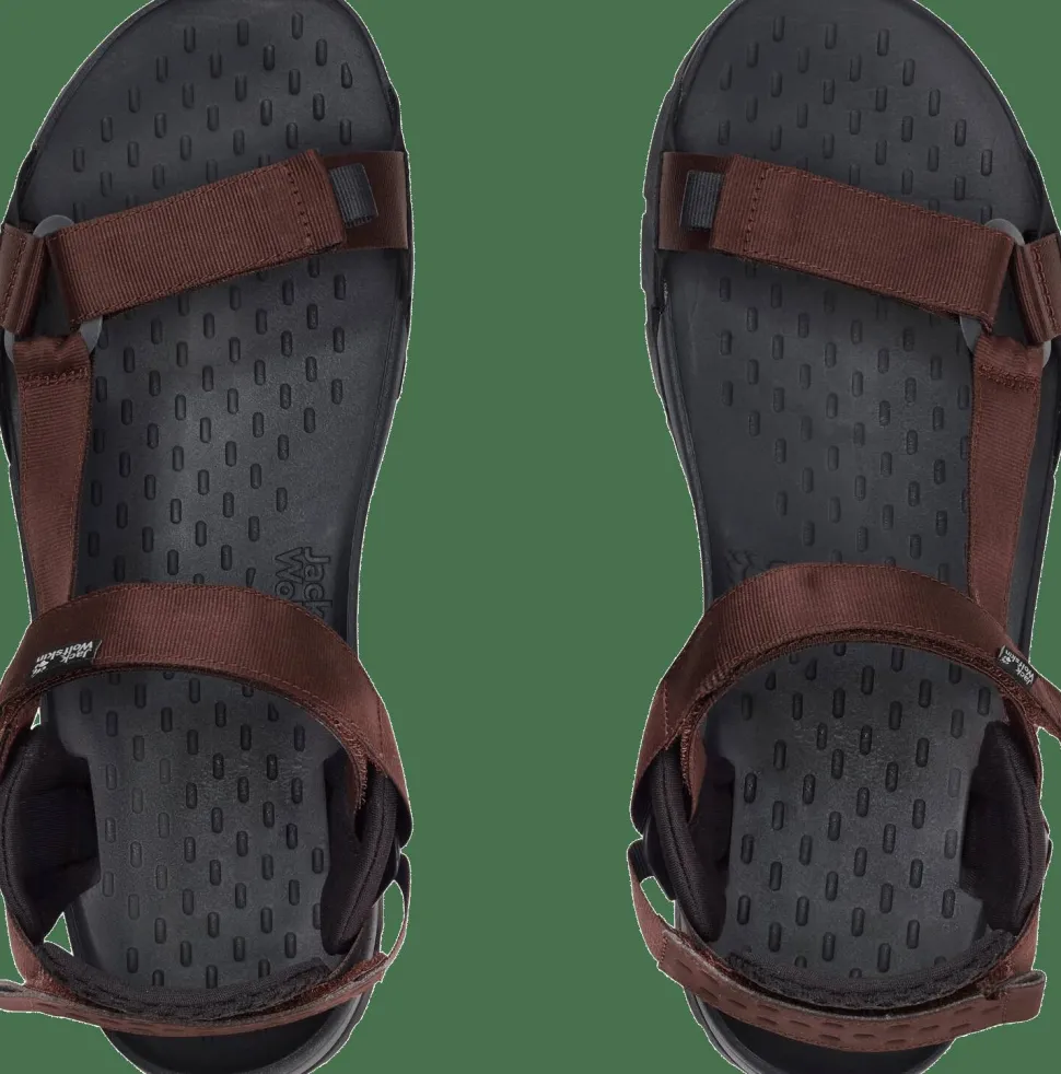 Jack Wolfskin Men's Ridge Sandal Dark Mahogany