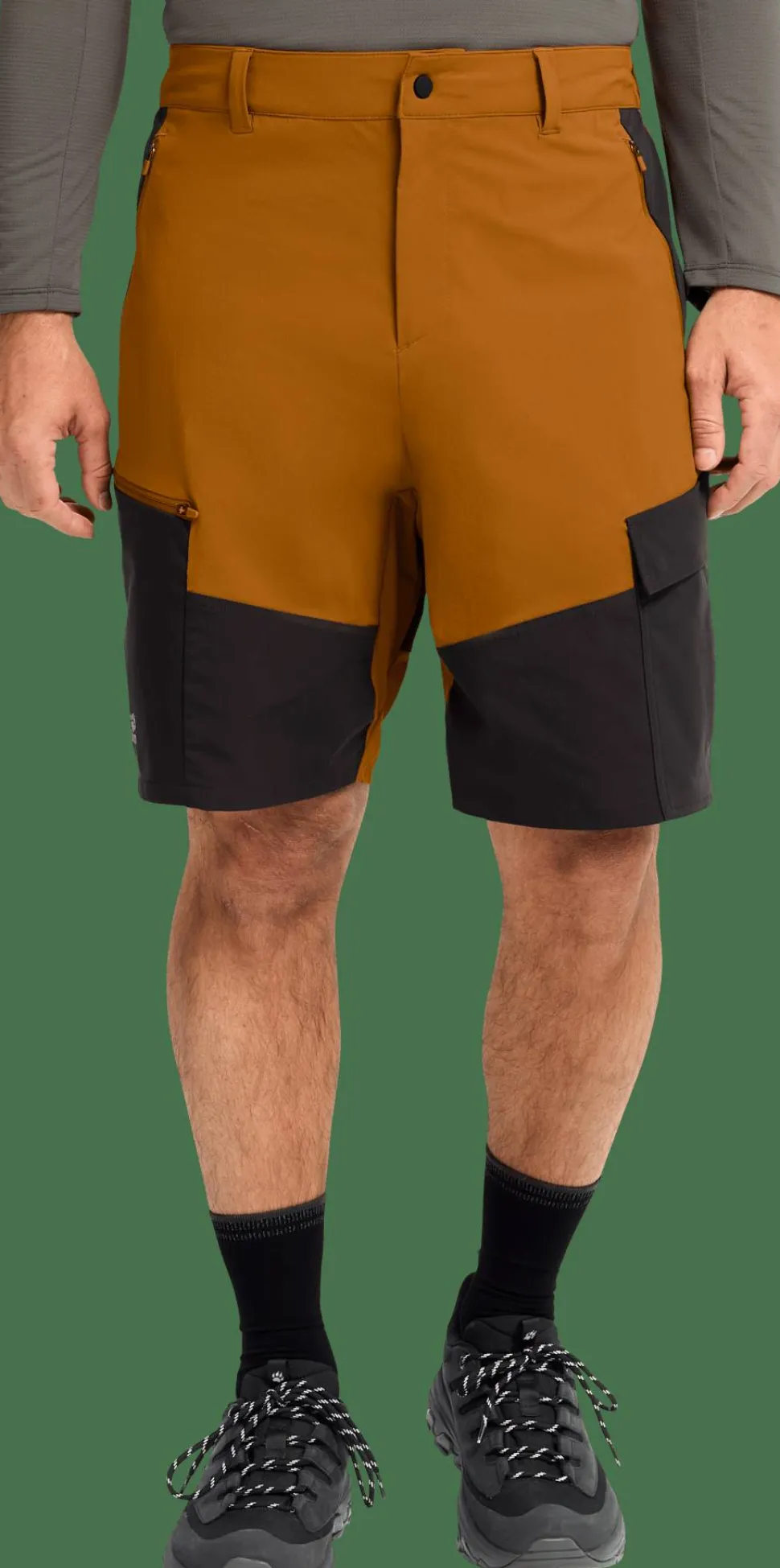 Jack Wolfskin Men's Ridge Hike Shorts Autumn Leaves