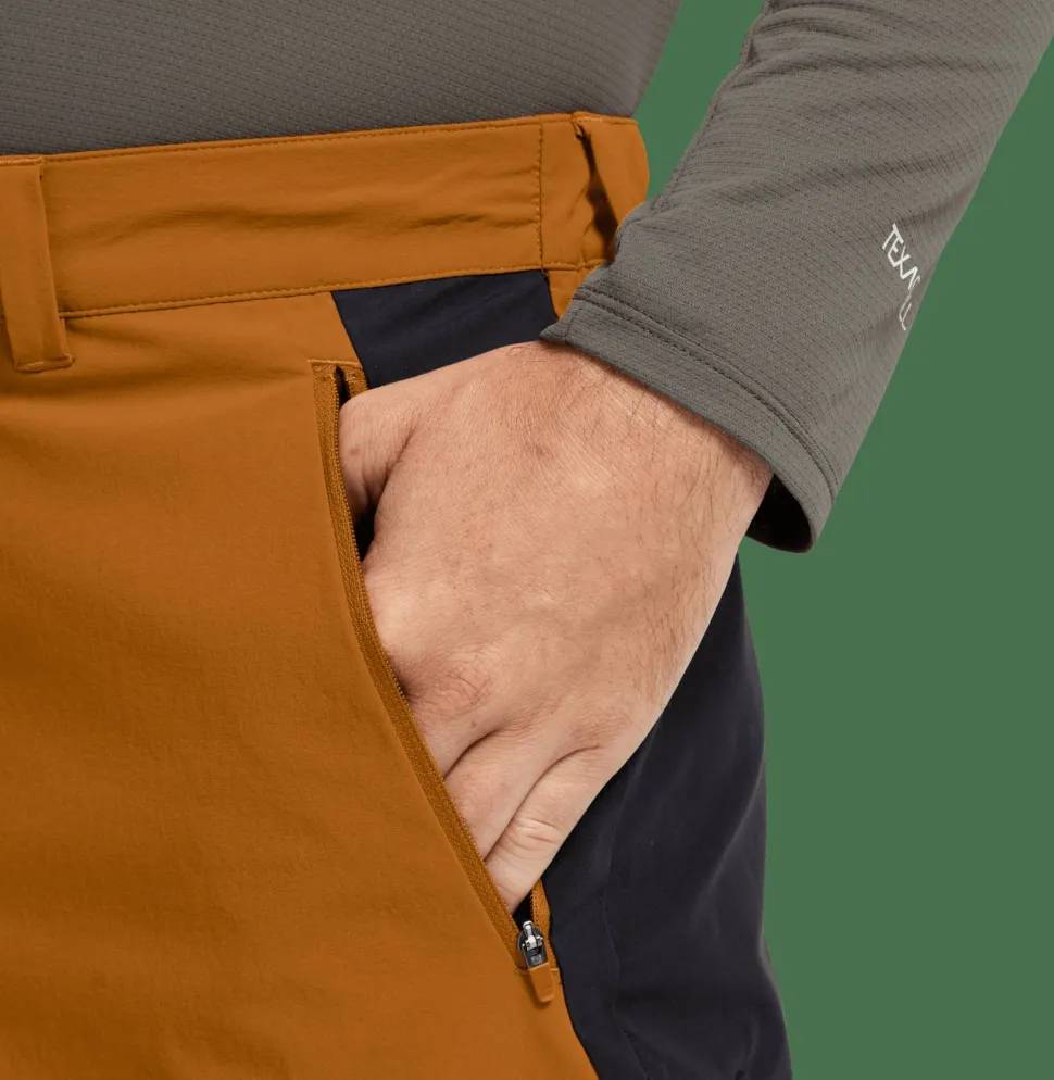 Jack Wolfskin Men's Ridge Hike Shorts Autumn Leaves