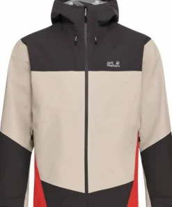Jack Wolfskin Men's Rockpaw 3L Jacket Oyster