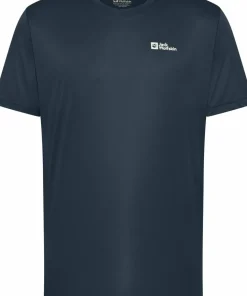 Jack Wolfskin Men's Tech Tee Midnight Sky