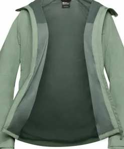 Jack Wolfskin Men's Tempest 2L Jacket Eucalyptus
