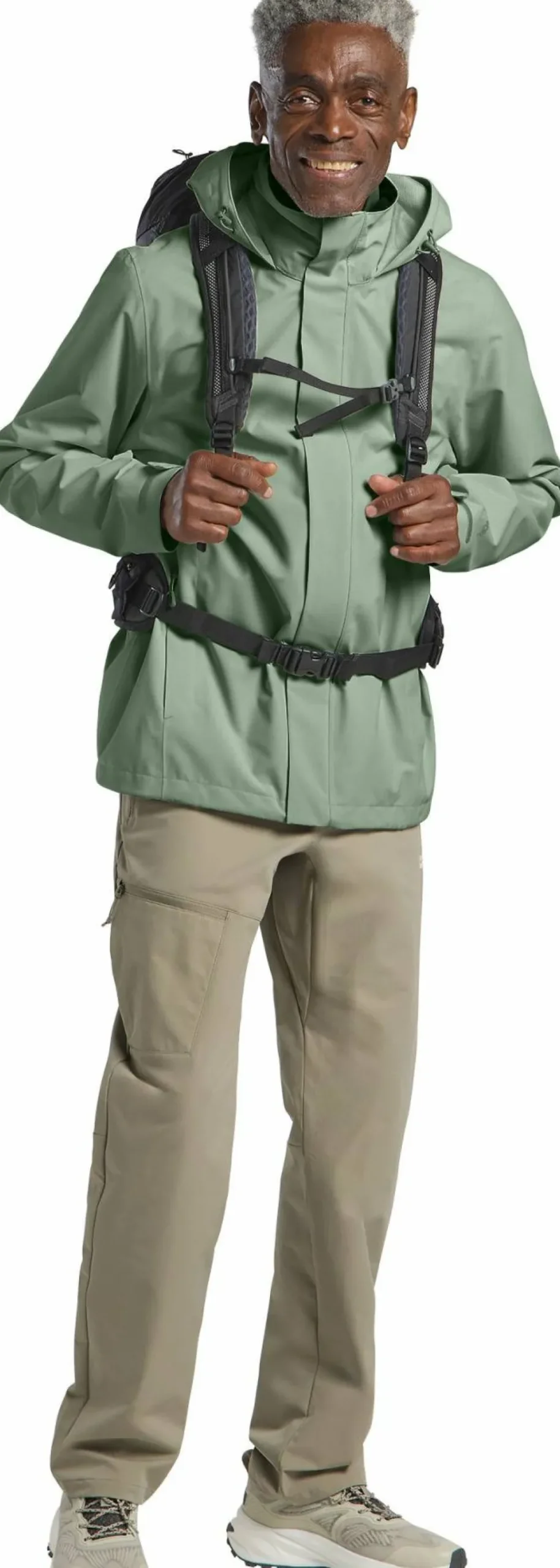 Jack Wolfskin Men's Trailtime 2L Jacket Eucalyptus