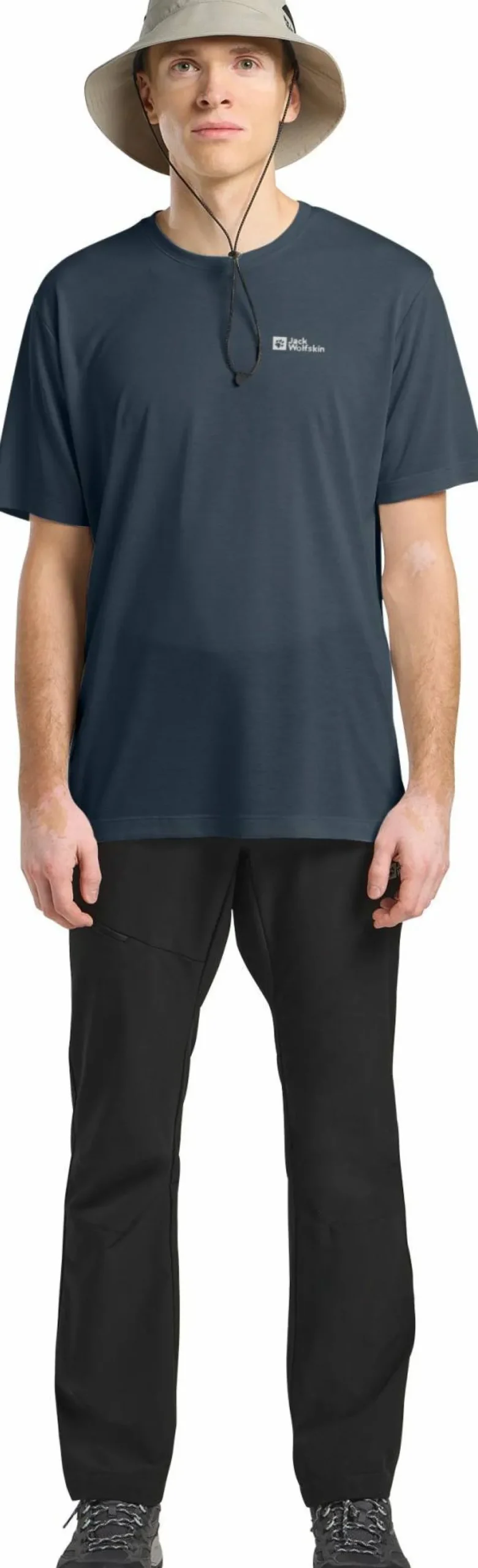 Jack Wolfskin Men's Vonnan Shortsleeve Tee Midnight Sky