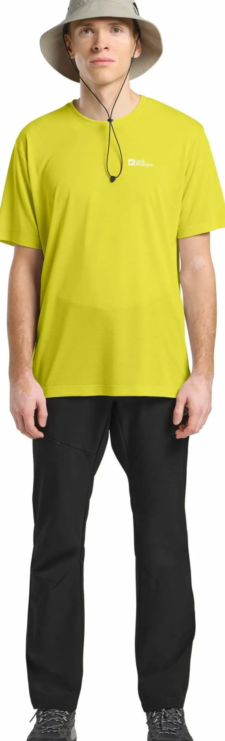 Jack Wolfskin Men's Vonnan Shortsleeve Tee Chartreuse
