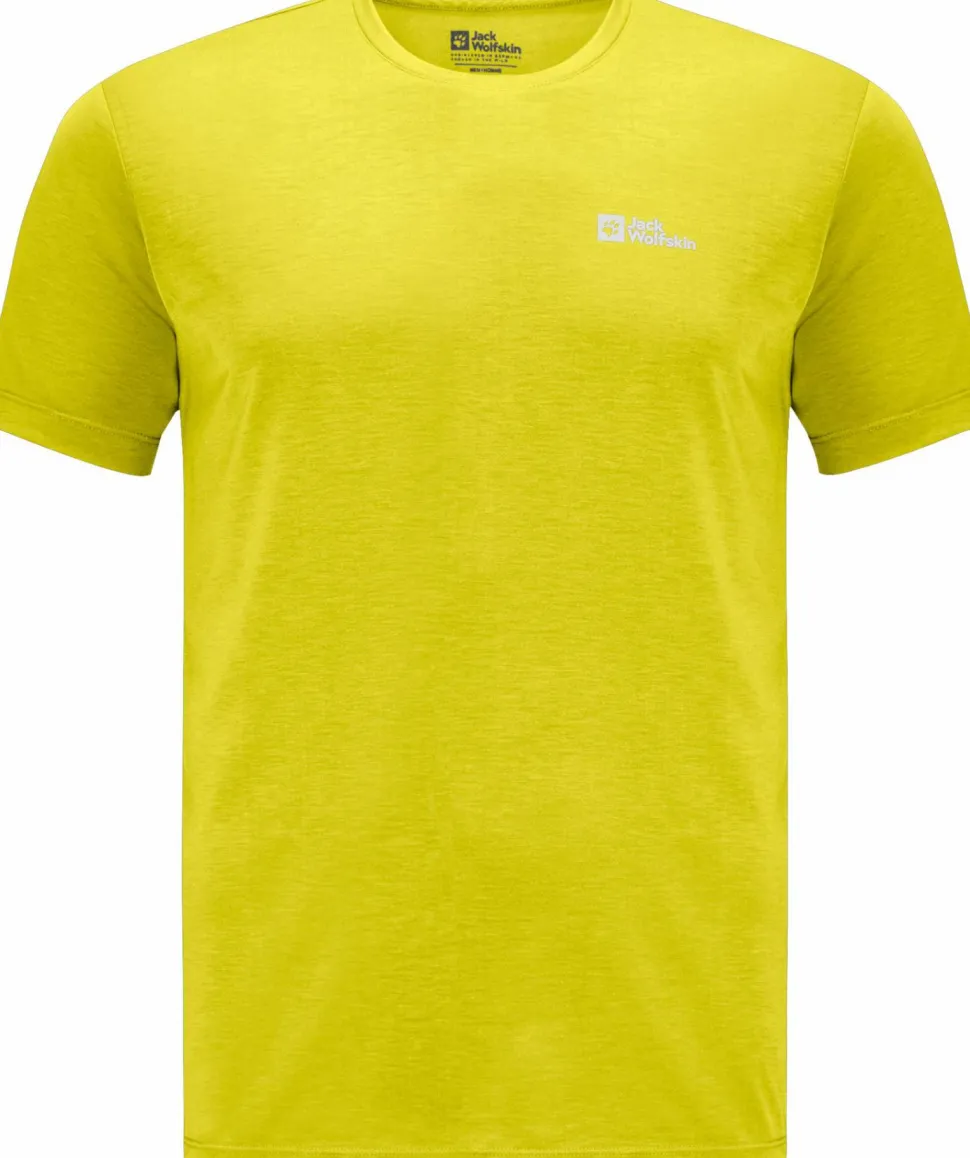 Jack Wolfskin Men's Vonnan Shortsleeve Tee Chartreuse