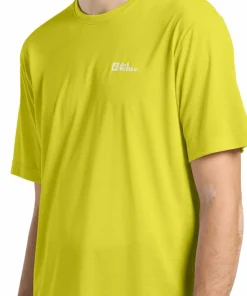 Jack Wolfskin Men's Vonnan Shortsleeve Tee Chartreuse