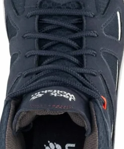 Jack Wolfskin Men's Woodland 2 Texapore Mid Dark Blue / Red
