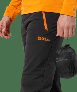 Jack Wolfskin Unisex Rainy Day Pants Black