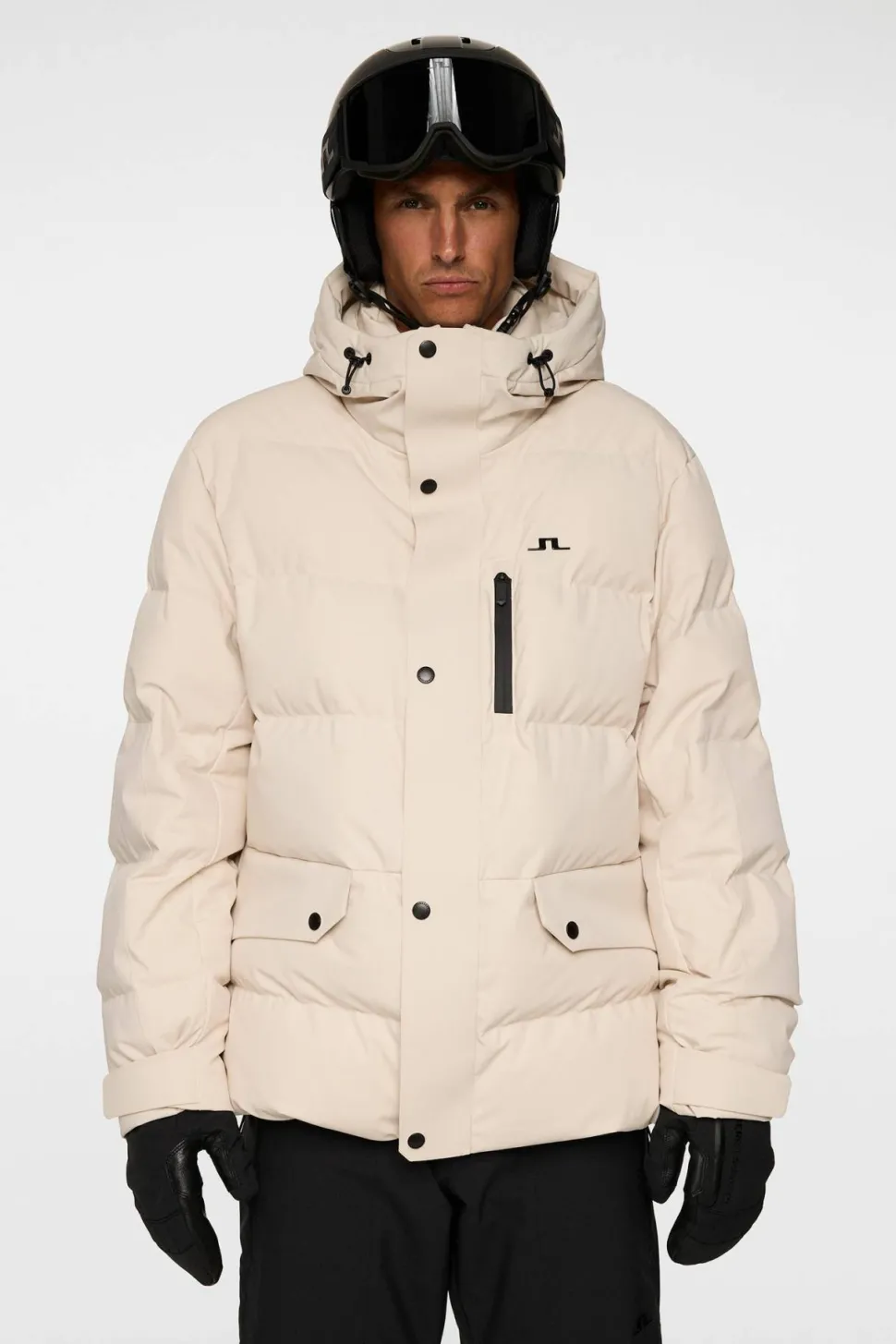 J.Lindeberg Men's Leo Down Jacket Moonbeam