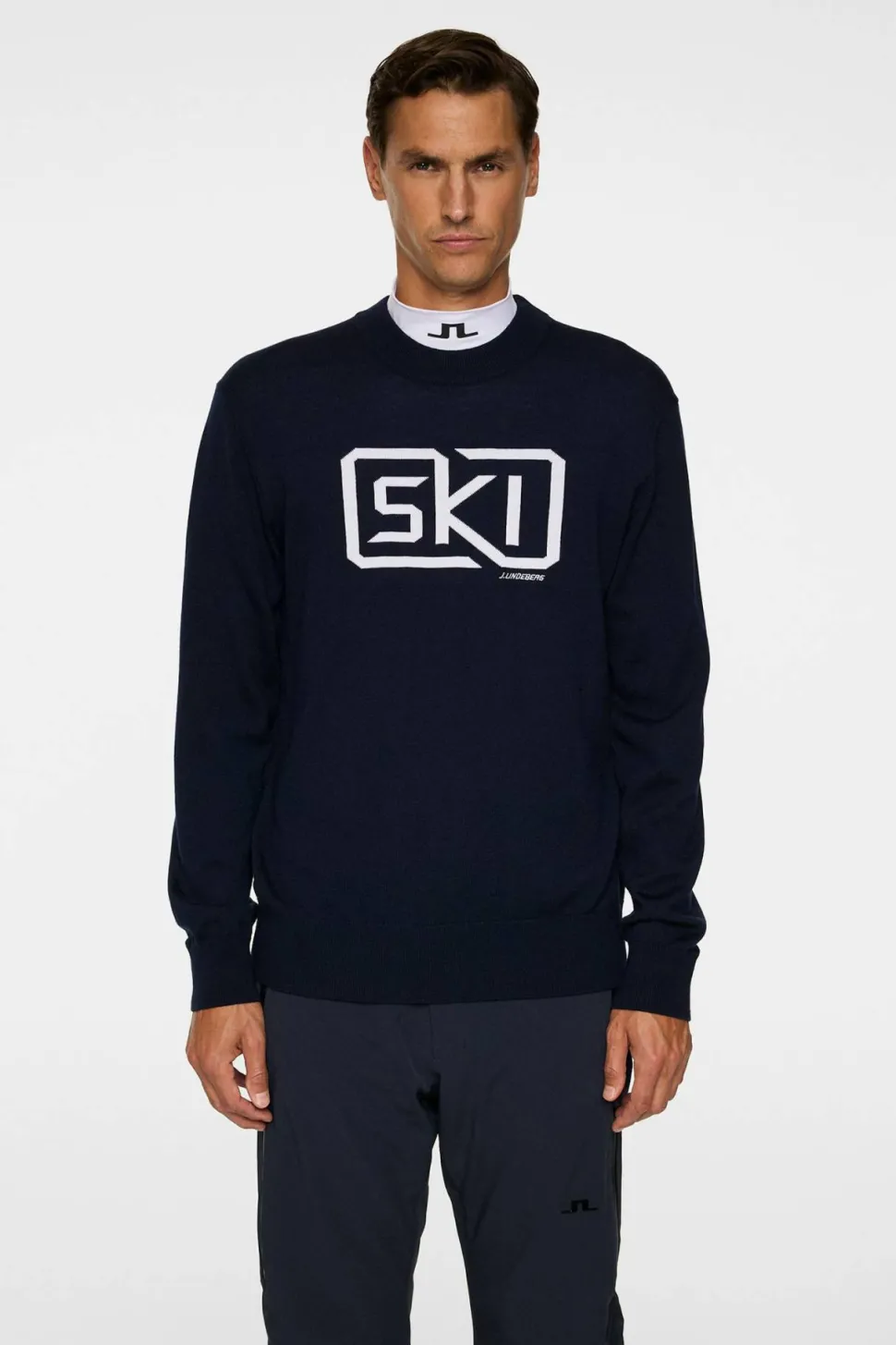 J.Lindeberg Men's William Knitted Sweater JL Navy
