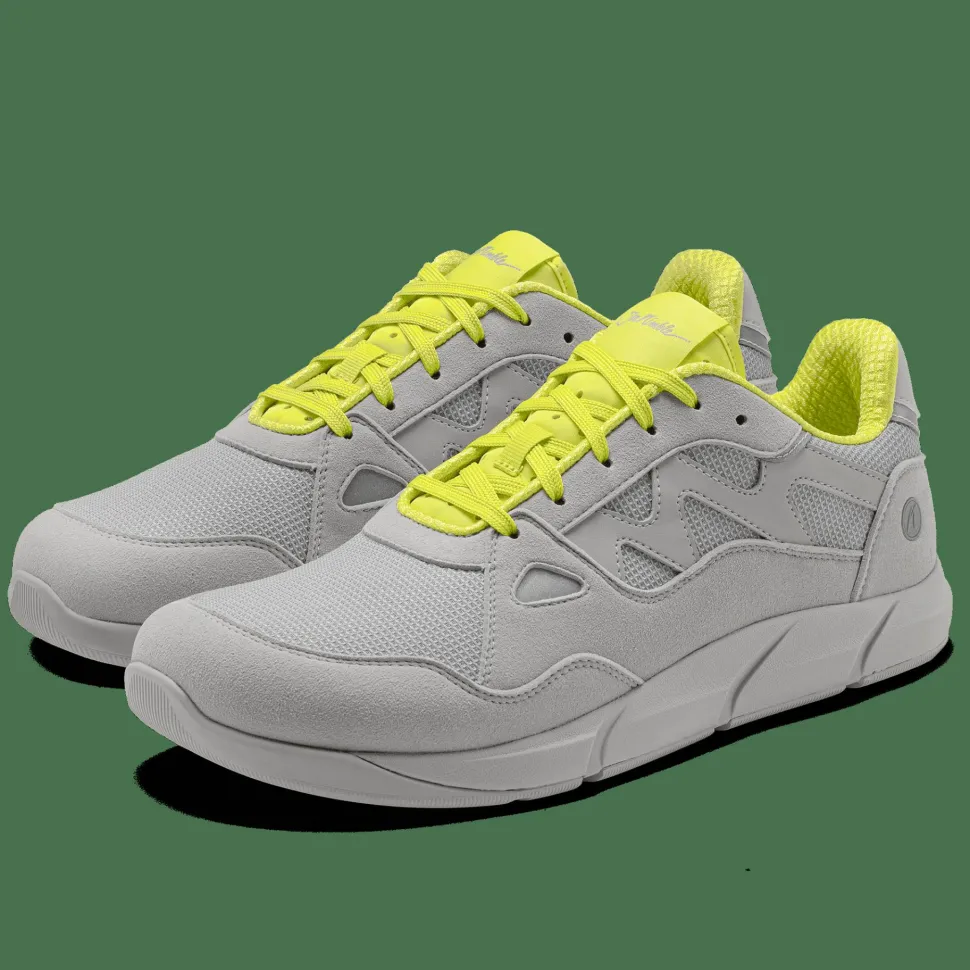 Joe Nimble Men's Sneaker Addict Gray/yellow