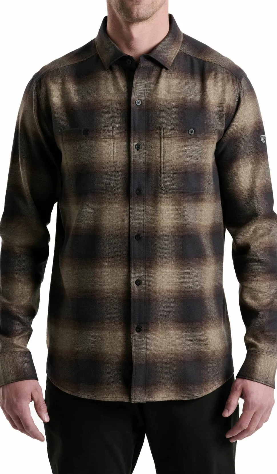 Kühl Men's Law Flannel Longsleeve Shirt Dark Roast