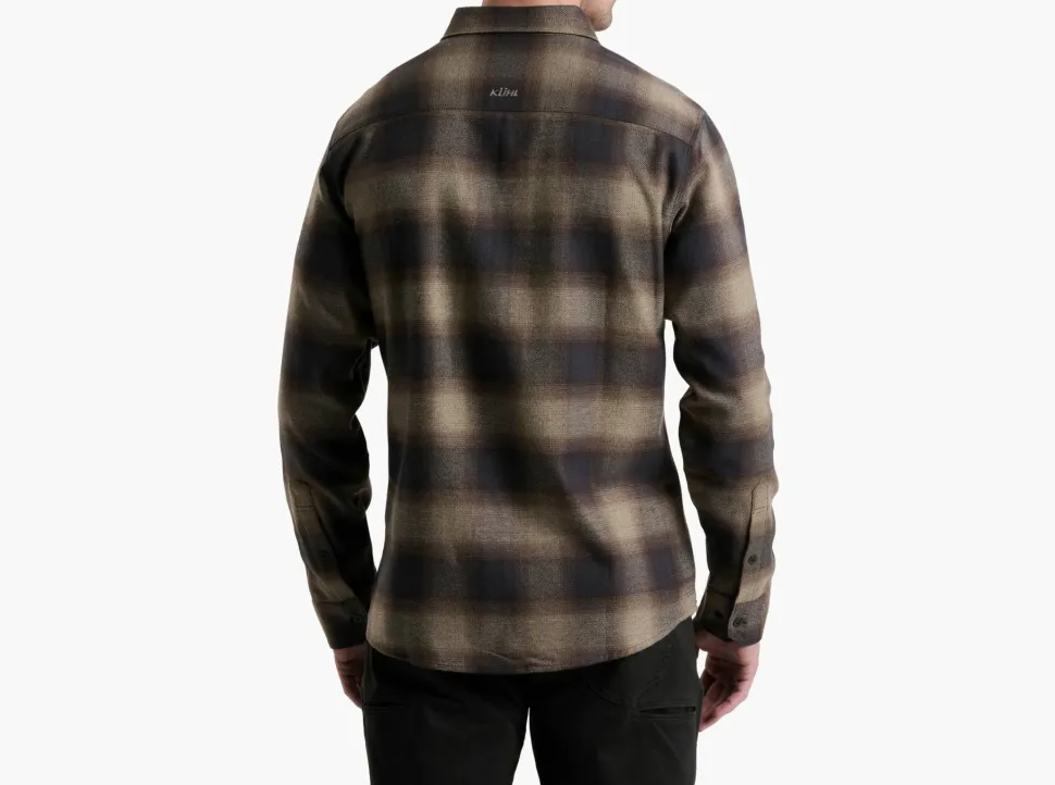 Kühl Men's Law Flannel Longsleeve Shirt Dark Roast
