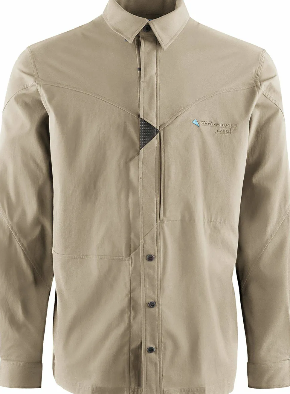 Klättermusen Men's Garm Long-Sleeve Shirt Silver Green