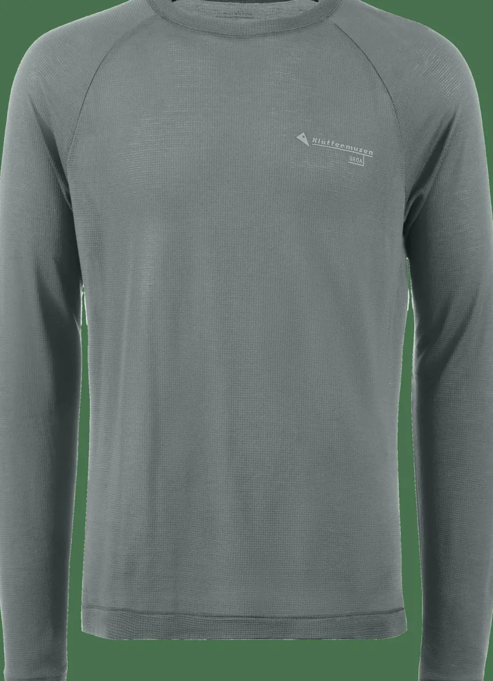 Klättermusen Men's Groa Longsleeve Tee Teal Grey