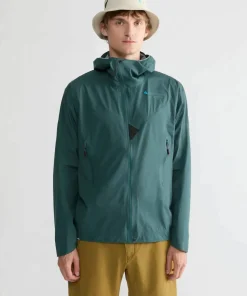 Klättermusen Men's Vingtor Hood Jacket Dark Deep Sea