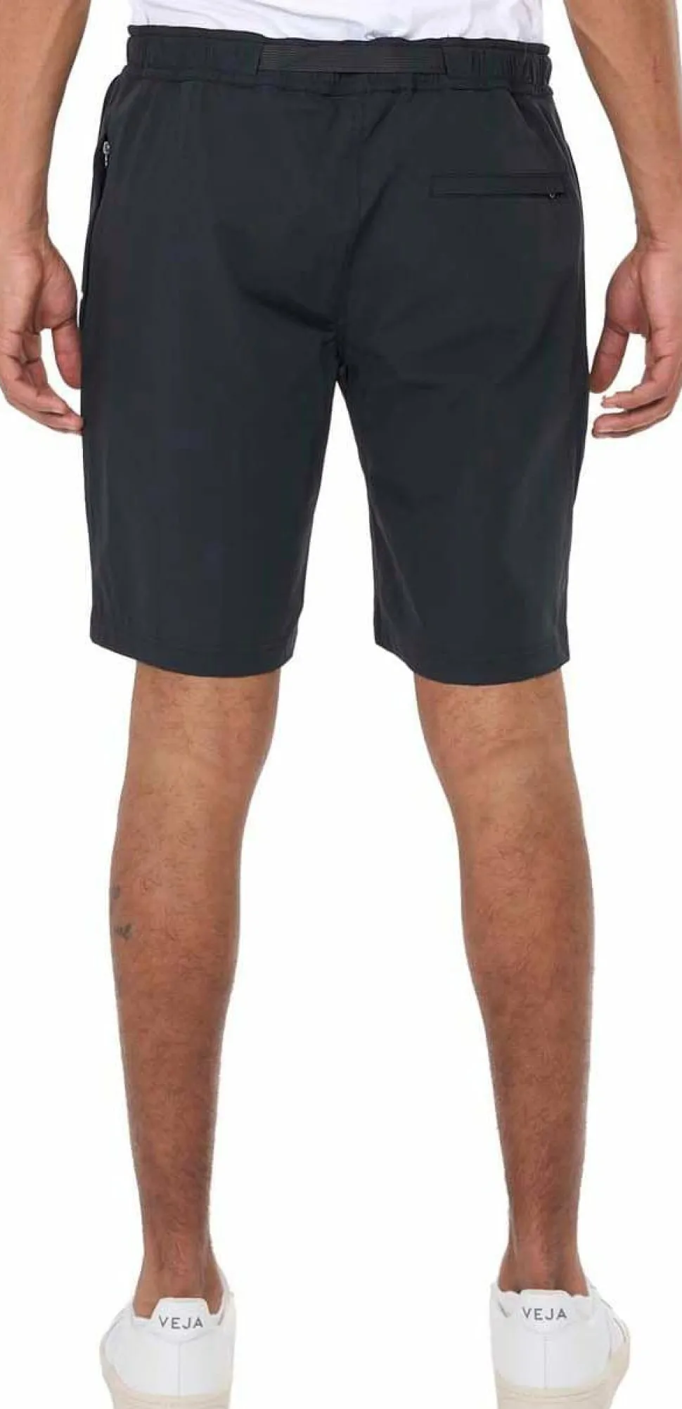 Knowledge Cotton Apparel Men's Stretch Trekking Shorts Black Jet