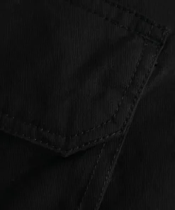 Knowledge Cotton Apparel Men's Cargo Stretched Twill Shorts Black Jet