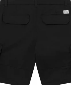 Knowledge Cotton Apparel Men's Cargo Stretched Twill Shorts Black Jet