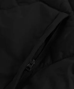 Knowledge Cotton Apparel Men's Go Anywear™ Quilted Padded Zip Vest Black Jet