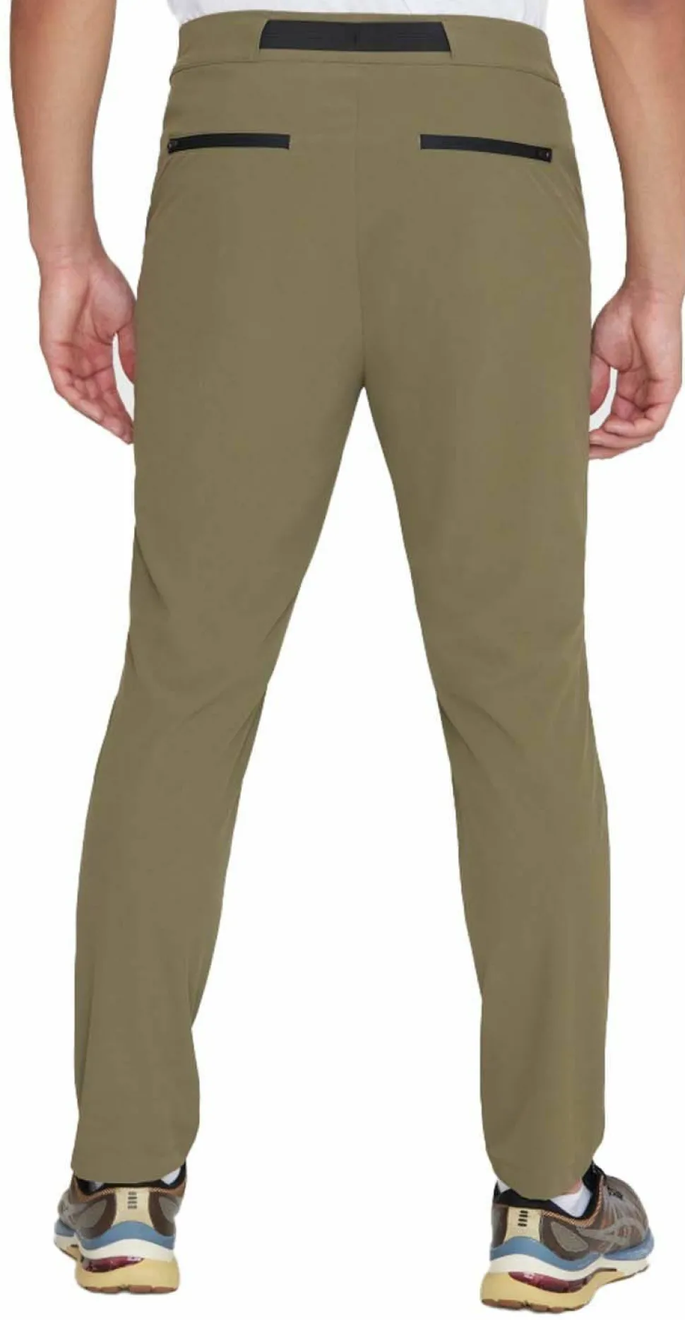 Knowledge Cotton Apparel Men's Tim Tapered Elastic Waist String Pants Burned Olive