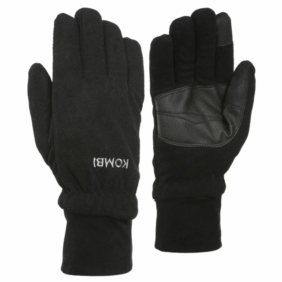 Kombi Men's Windguardian Fleece Gloves Black