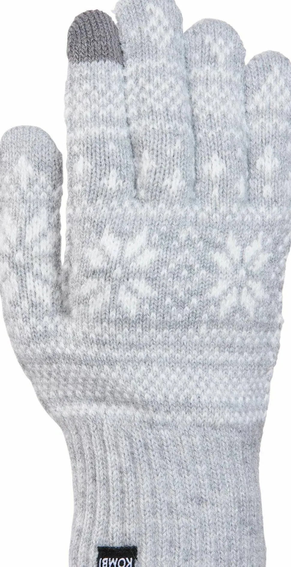 Kombi Unisex Nordic Jacquard Gloves Platinum
