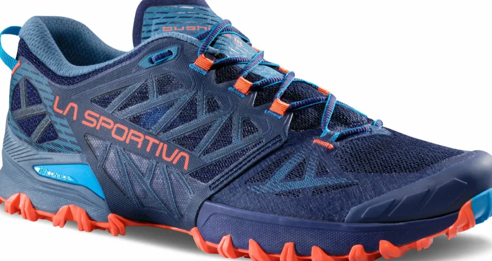 La Sportiva Men's Bushido III Deep Sea/Cherry Tomato