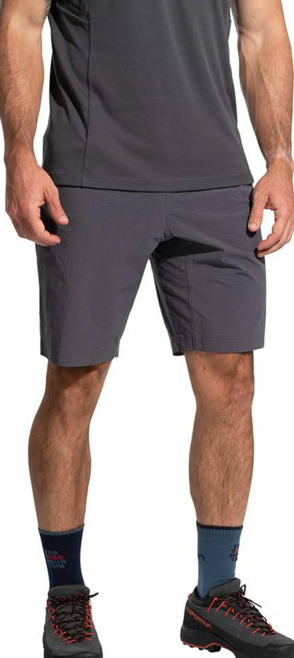 La Sportiva Men's Helixir Shorts Onyx/chalk