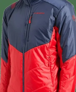La Sportiva Men's Mythic Primaloft Jacket Night Sky/Mountain Red