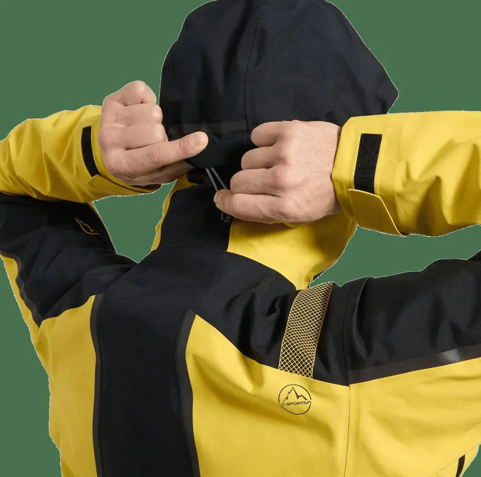 La Sportiva Men's Supercouloir GORE-TEX Pro Jacket Black/Yellow