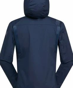La Sportiva Men's Wall Breeze Stretch Jacket Night Sky/chalk