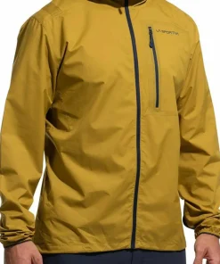 La Sportiva Men's Wall Breeze Stretch Jacket Savana/night Sky