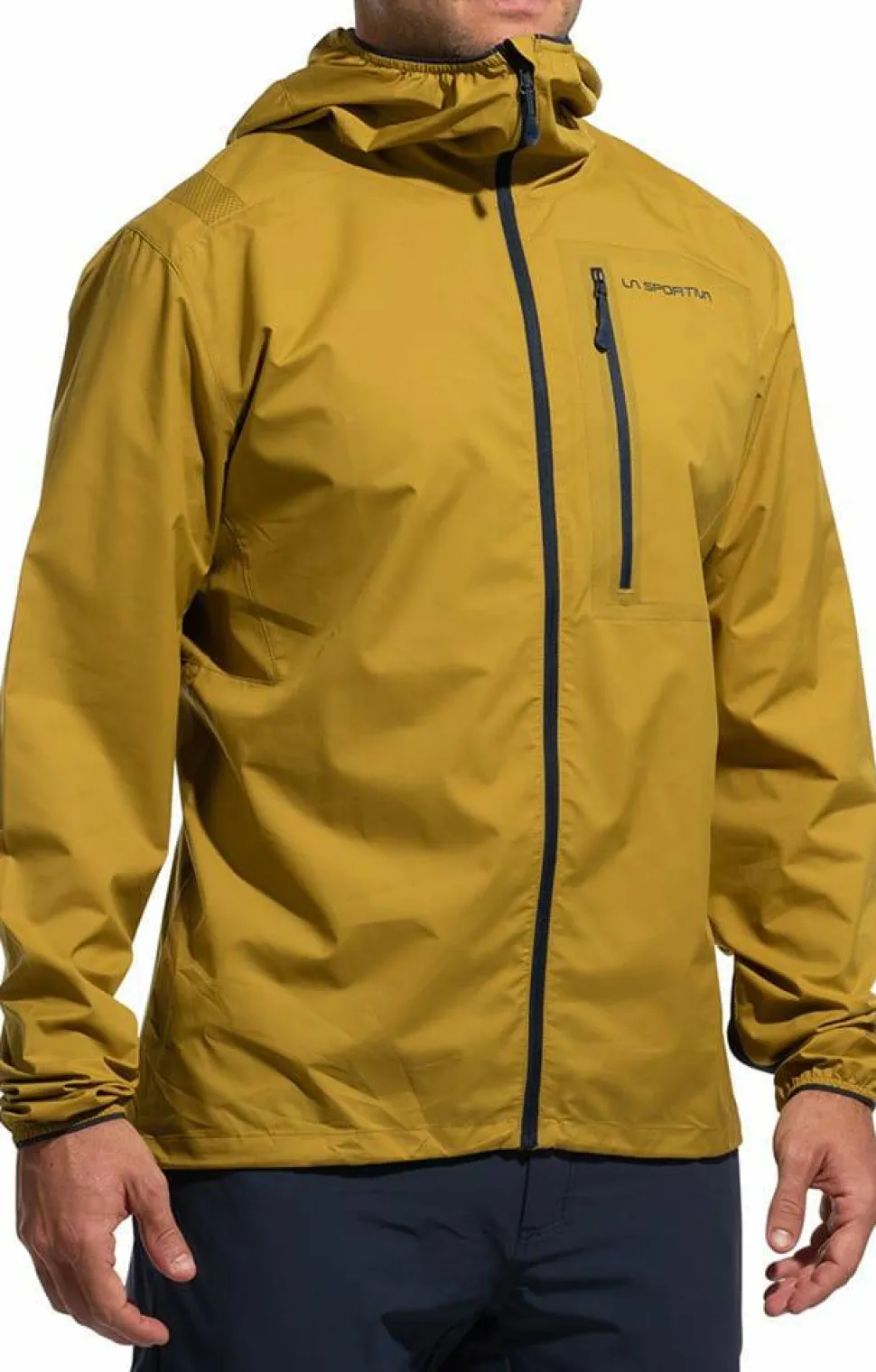 La Sportiva Men's Wall Breeze Stretch Jacket Savana/night Sky