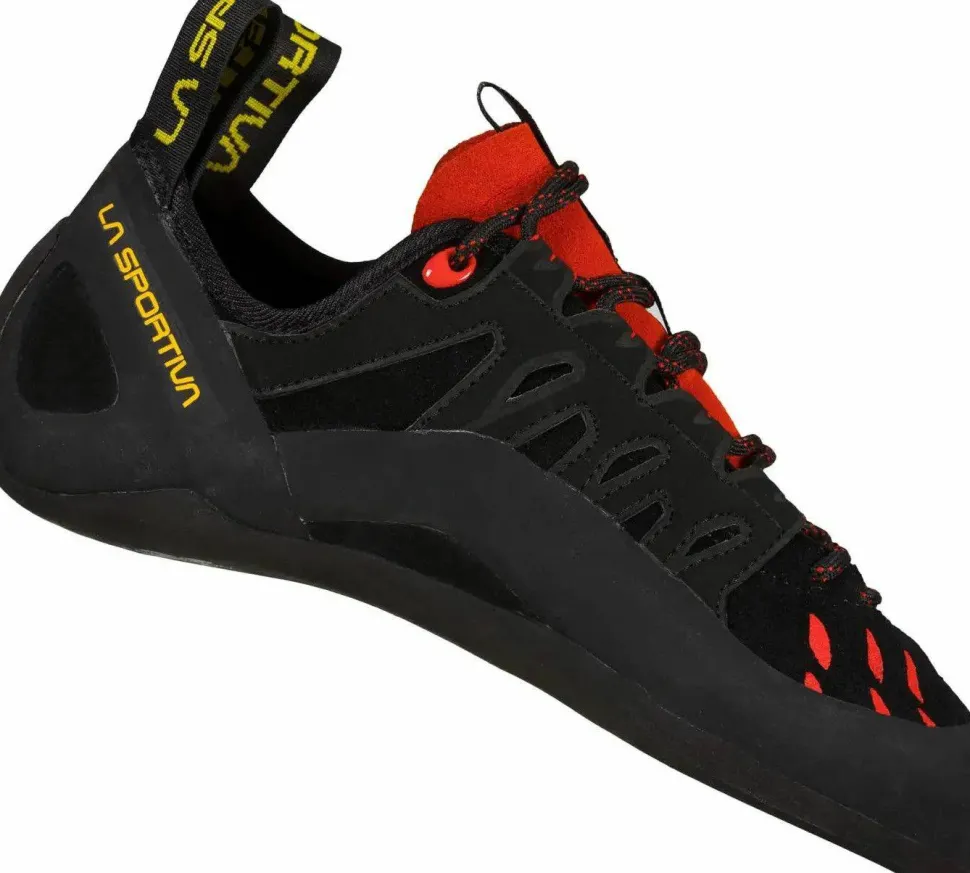 La Sportiva Unisex Tarantulace Climbing Shoes Black/Poppy