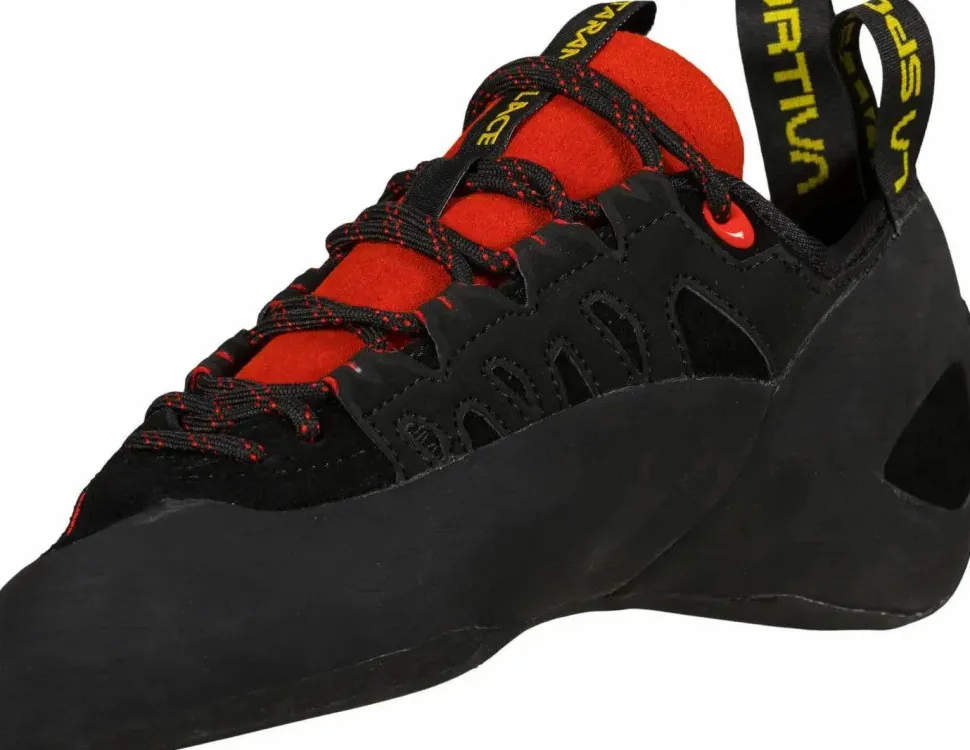 La Sportiva Unisex Tarantulace Climbing Shoes Black/Poppy