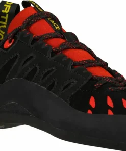 La Sportiva Unisex Tarantulace Climbing Shoes Black/Poppy