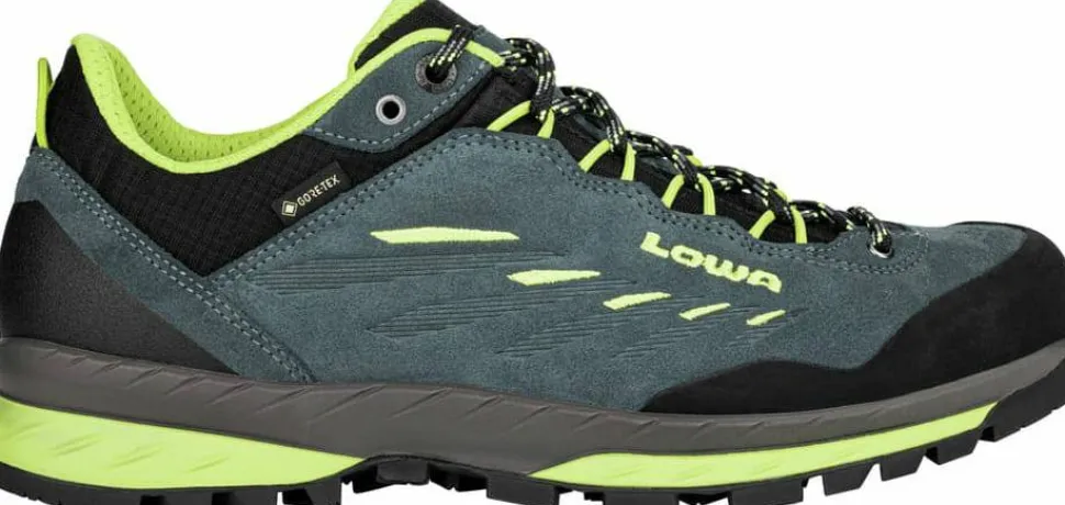 LOWA Men's Delago GORE-TEX Low Petrol/Lime