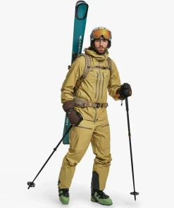 Lundhags Men's Abisku Waterproof Pants Hay