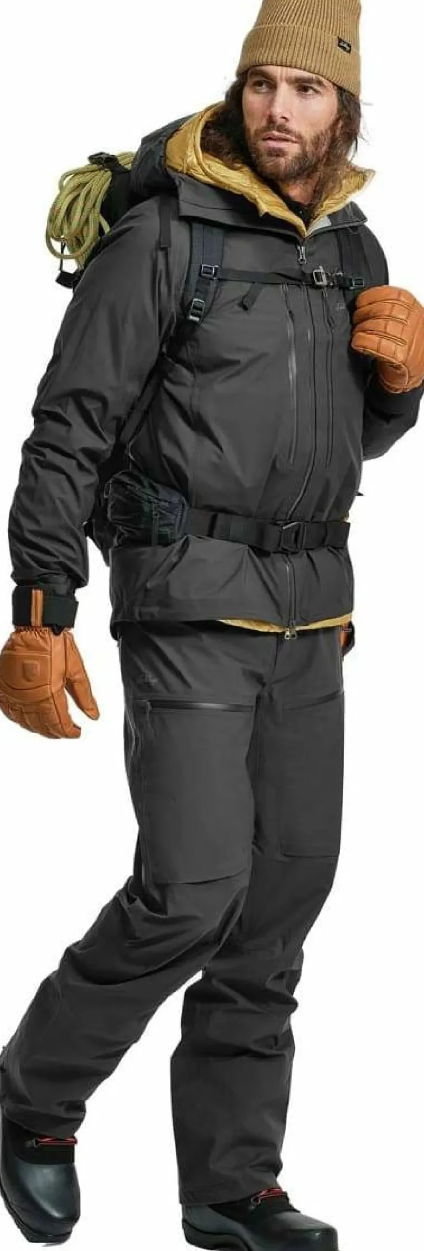 Lundhags Men's Abisku Waterproof Jacket Charcoal