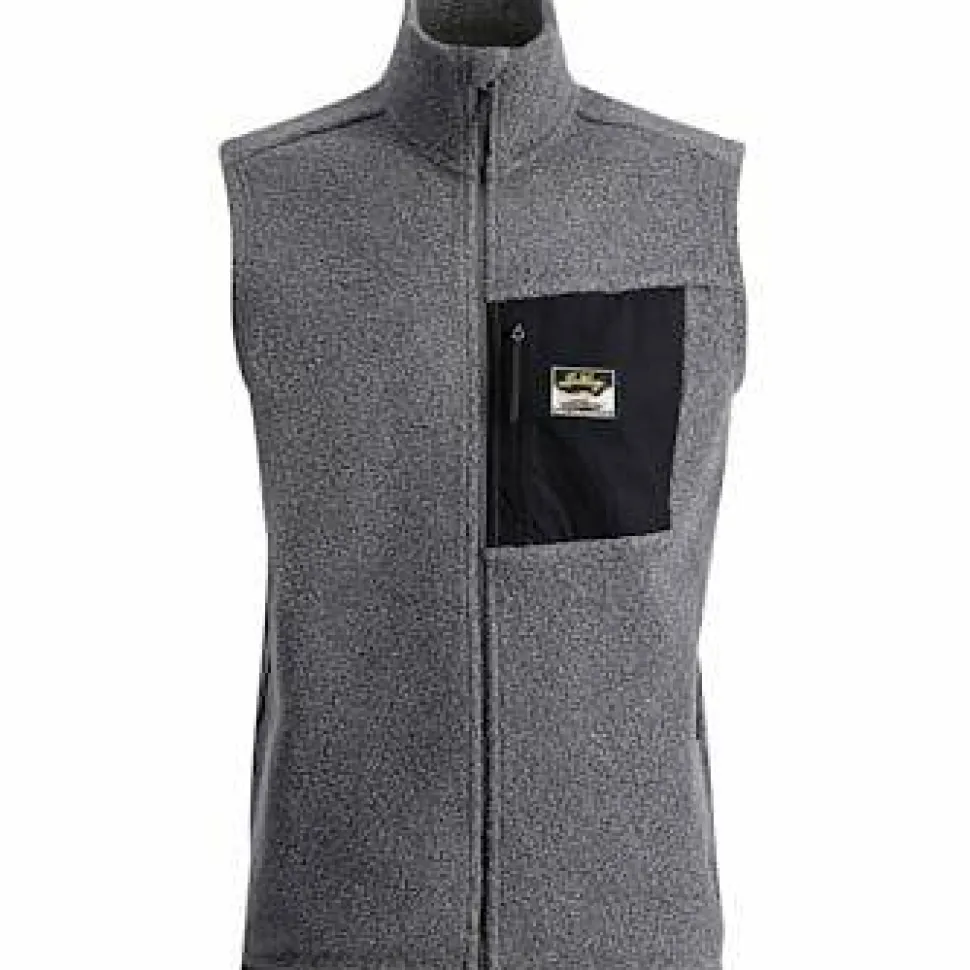Lundhags Men's Flok Wool Pile Vest Granite