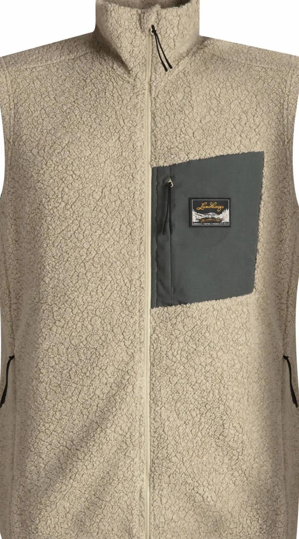 Lundhags Men's Flok Wool Pile Vest Sand